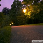 حديقة بادن بادن في المساء